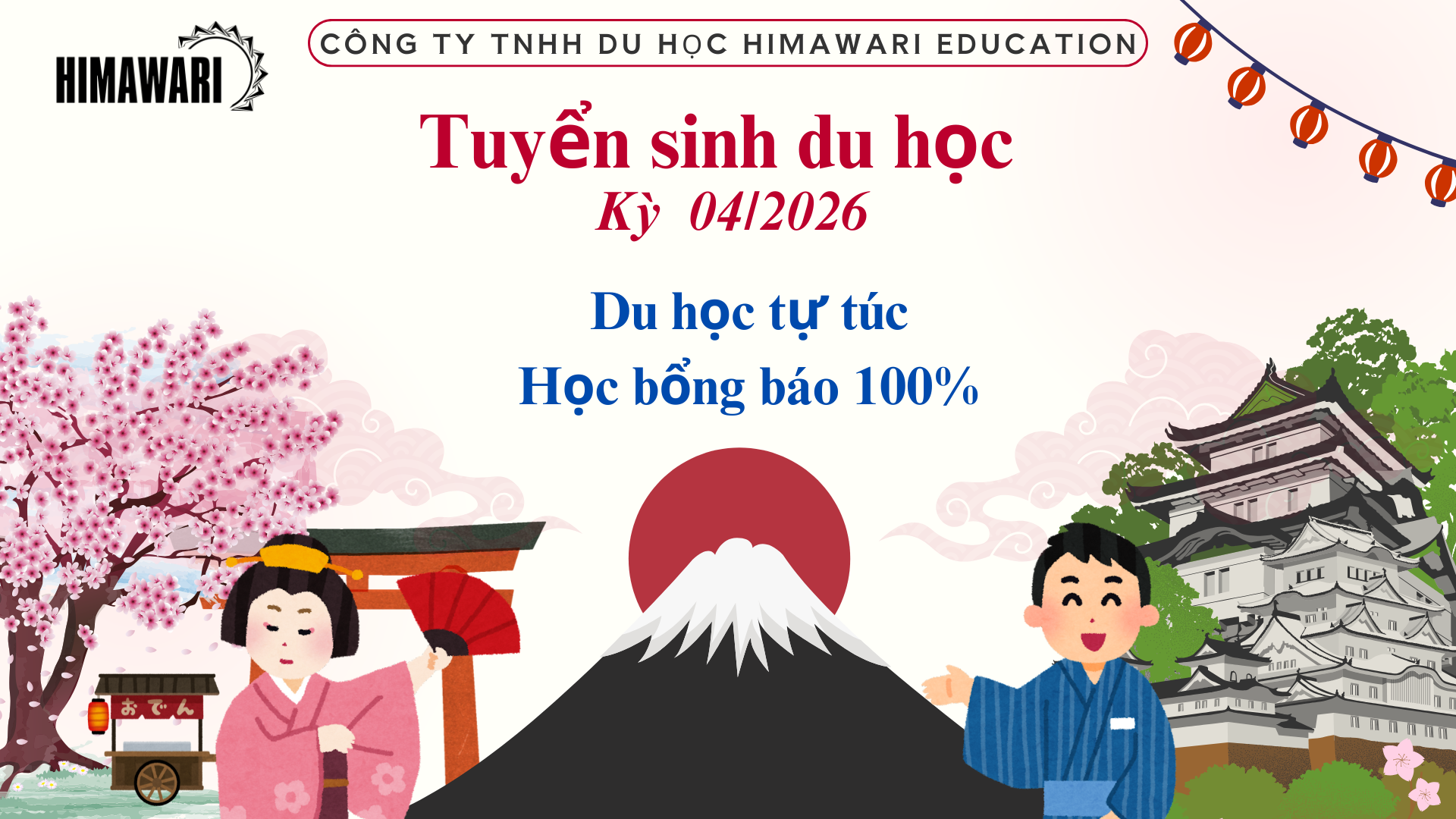 Du học Nhật Bản kỳ tháng 4/2026 4 Red and White Illustrative Japan Country Introduction Education Presentation Du học Nhật Bản kỳ tháng 4/2026